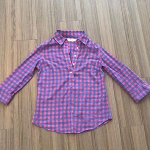 Vineyard Vines women's size 00 plaid shirt